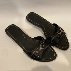 Tod's Black Leather Slip-ons